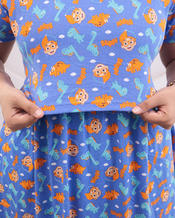 Nyxa Soft Cotton Full Length Maternity Loungewear