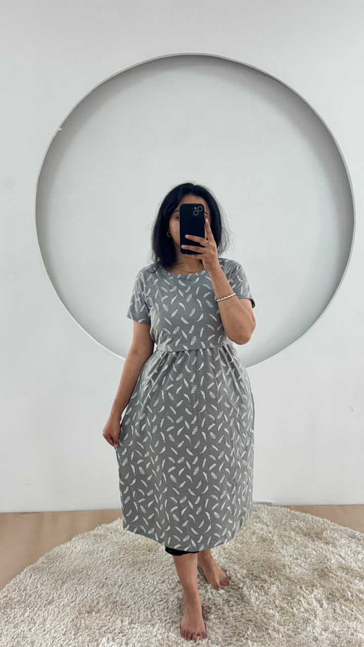Himali SoftCotton Calf Length Maternity Loungewear