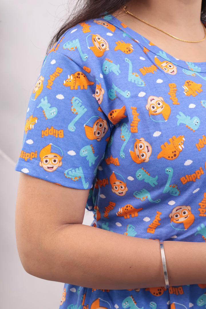 Nyxa Soft Cotton Full Length Maternity Loungewear