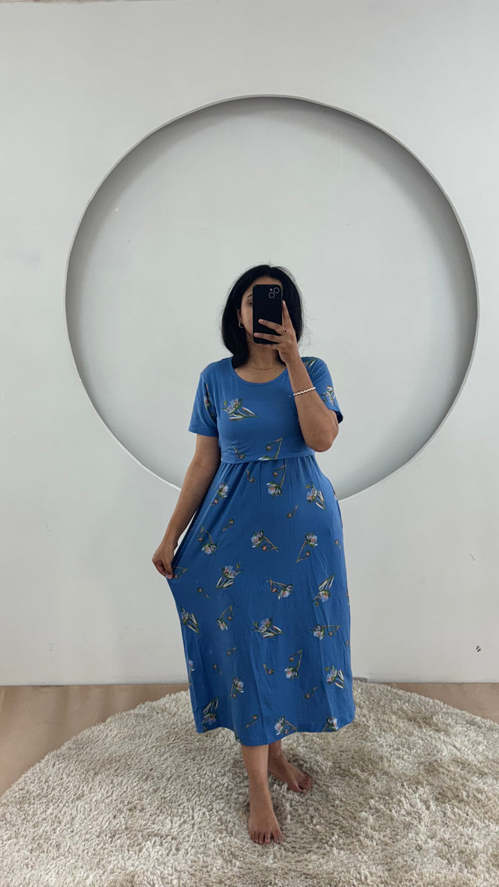 Jaisri SoftCotton Calf Length Maternity Loungewear