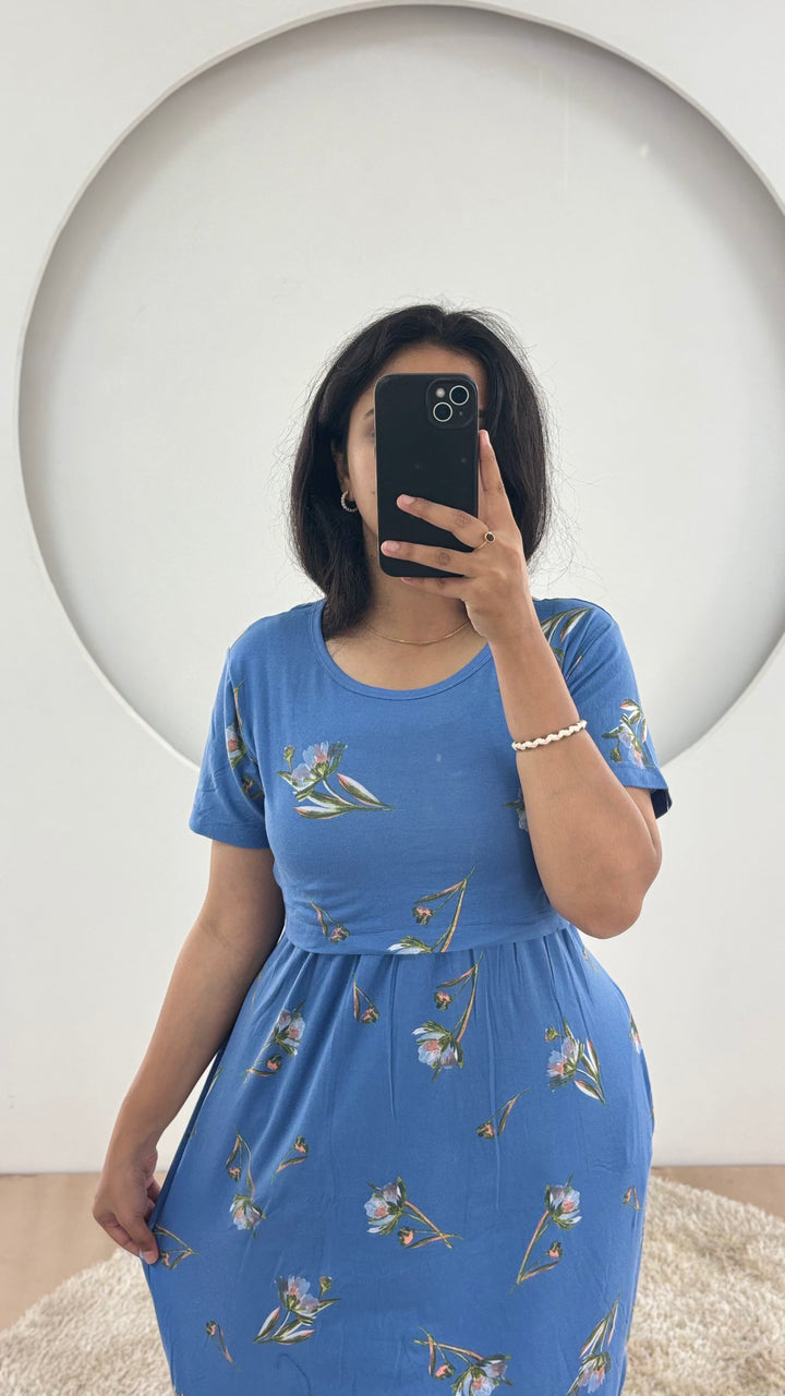 Jaisri SoftCotton Calf Length Maternity Loungewear