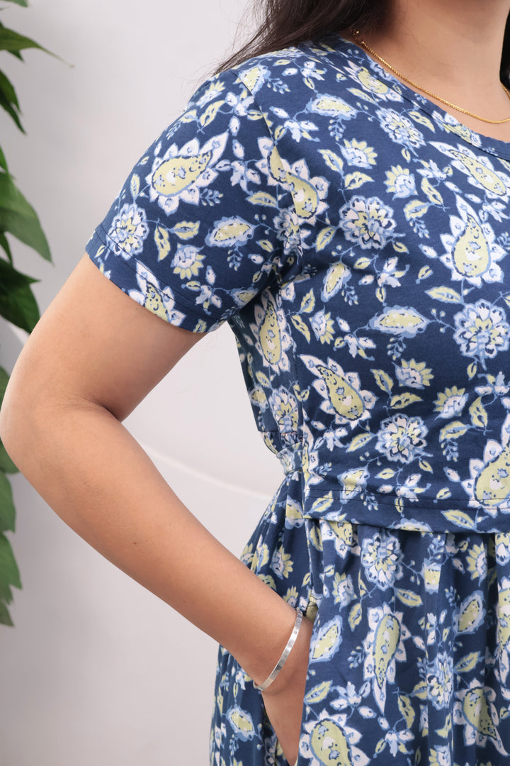 Thivya Soft Cotton Full Length Maternity Loungewear