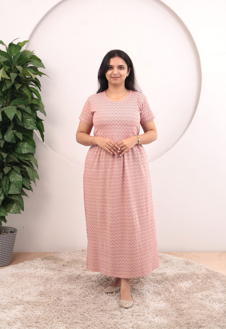 Roxy1 Soft Cotton Full Length Maternity Loungewear