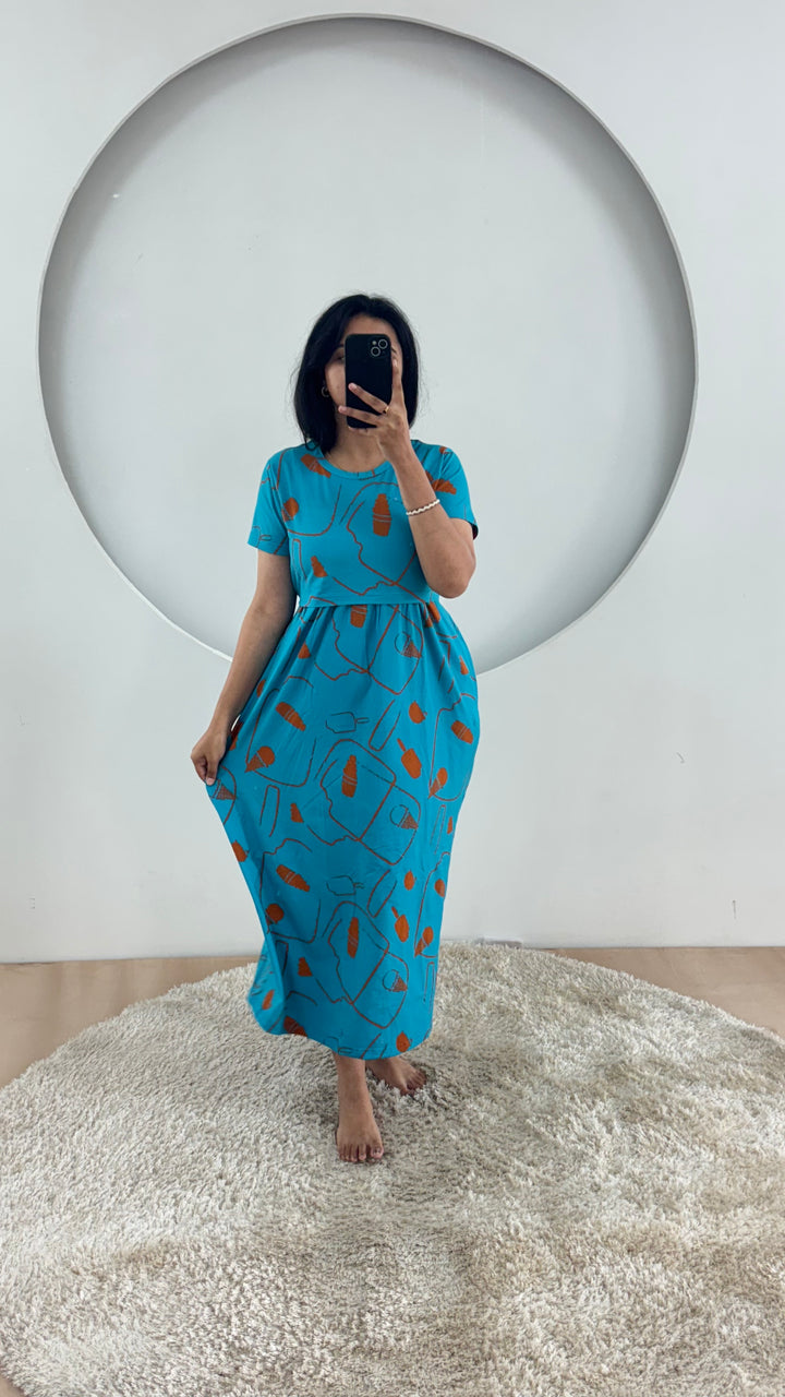 Esai2 SoftCotton Full Length Maternity Loungewear