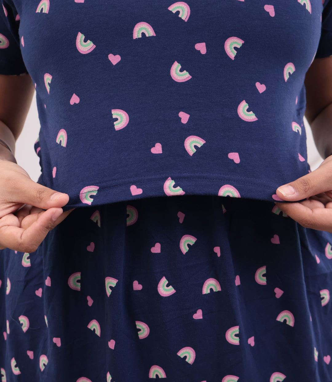 Krisha Soft Cotton Full Length Maternity Loungewear