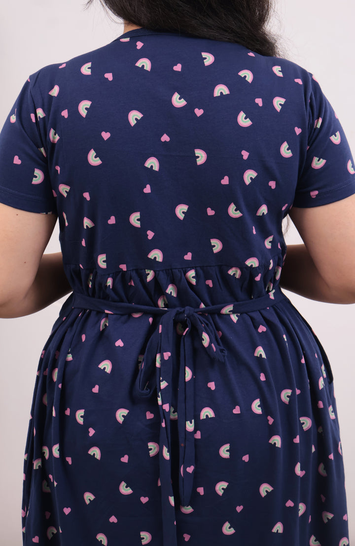 Krisha Soft Cotton Full Length Maternity Loungewear