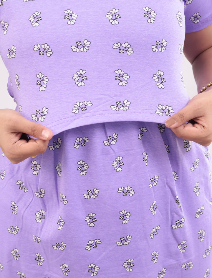 Kairi Soft Cotton Full Length Maternity Loungewear