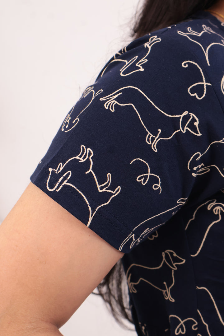 Elisha SoftCotton Full Length Maternity Loungewear