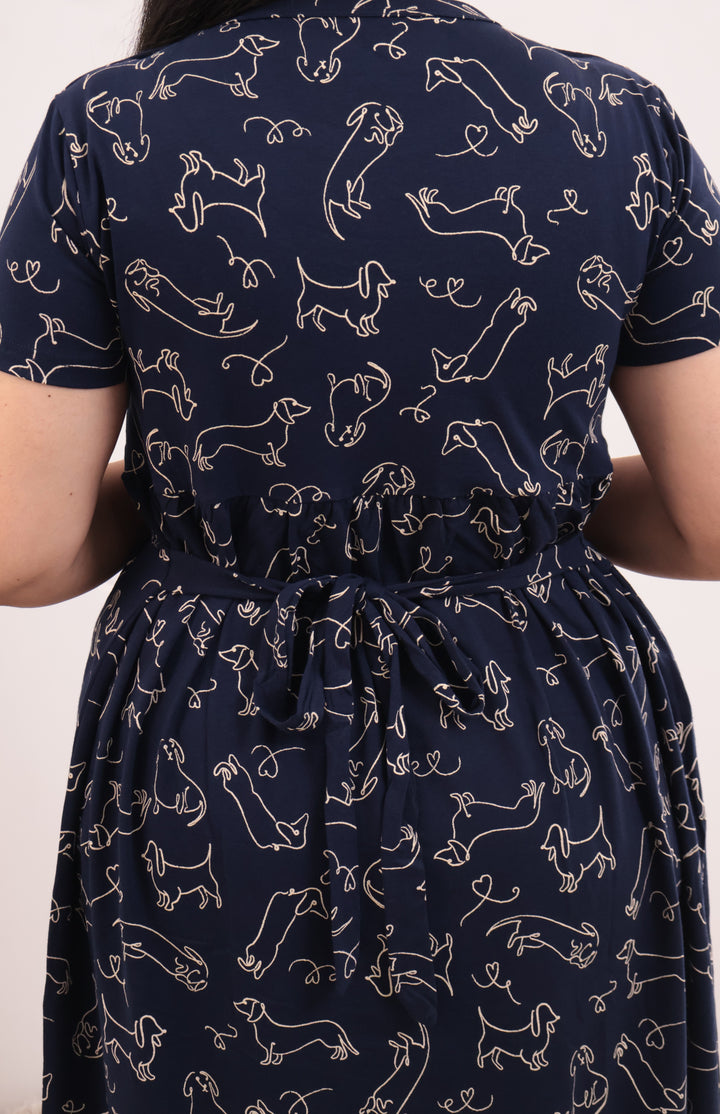 Elisha SoftCotton Full Length Maternity Loungewear