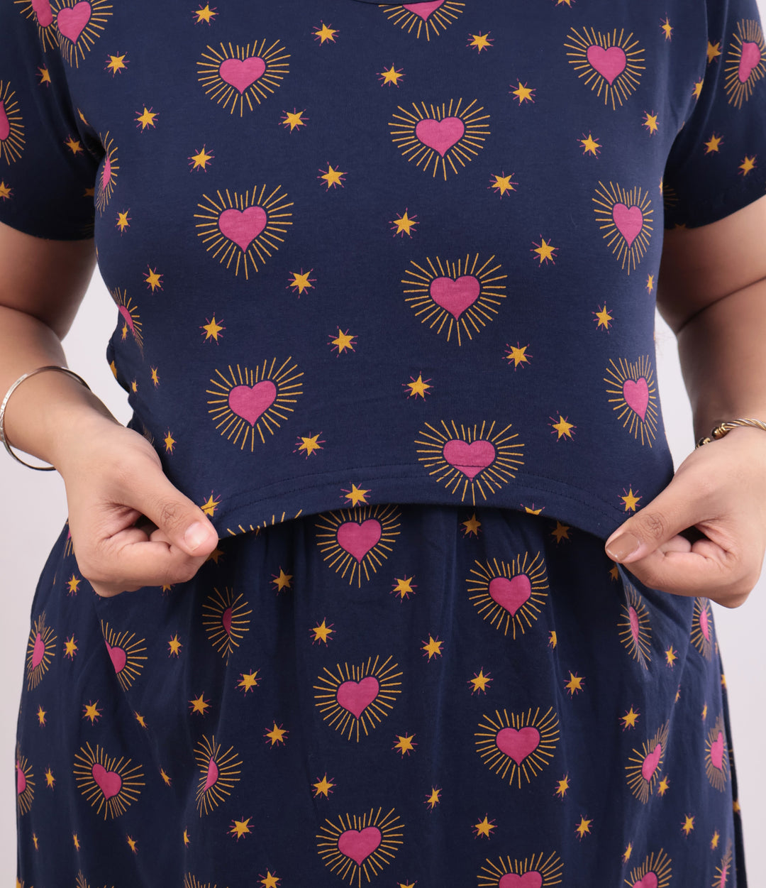 Nyvya SoftCotton Full Length Maternity Loungewear