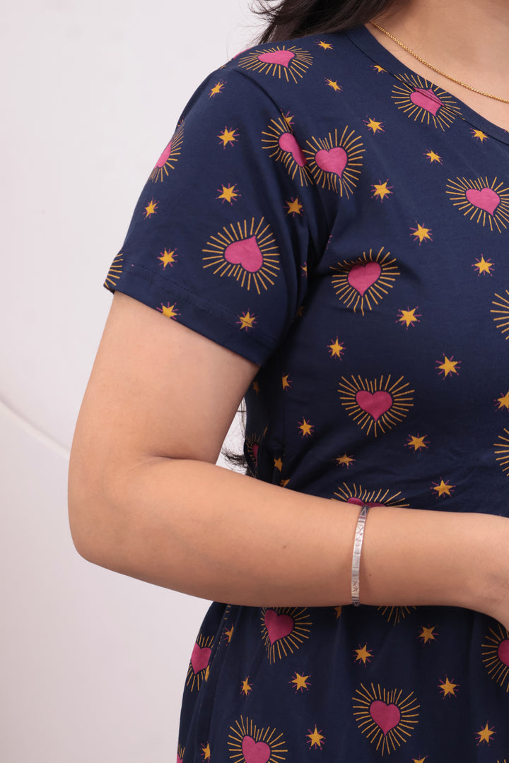 Nyvya SoftCotton Full Length Maternity Loungewear