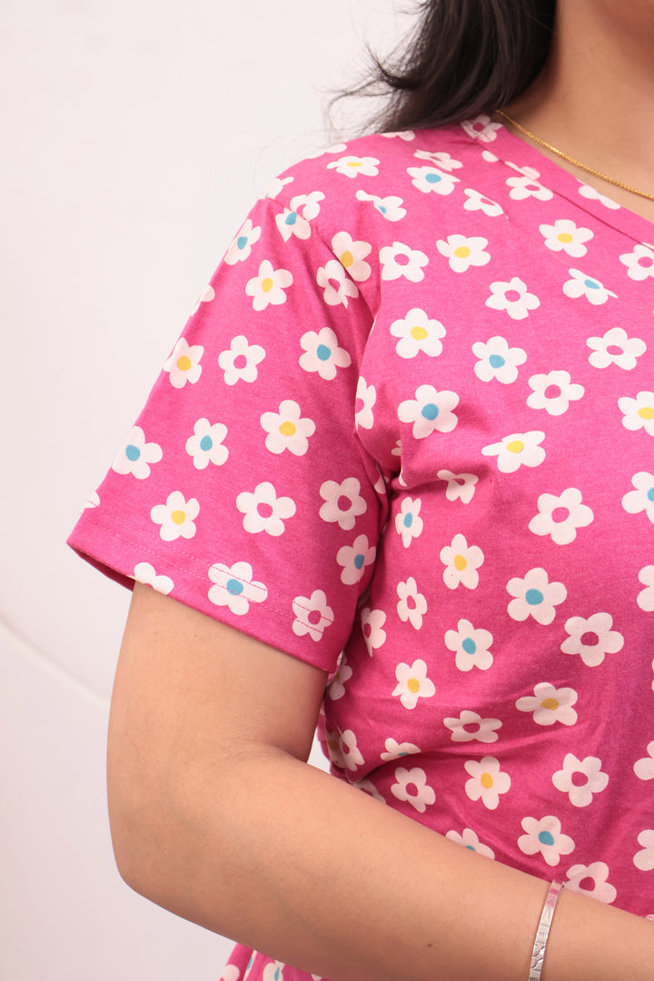 Vedya Soft Cotton Full Length Maternity Loungewear