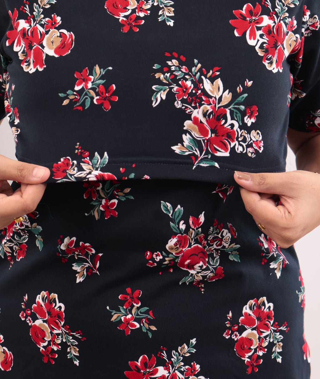 Leya SoftCotton Maternity Top Pant Set