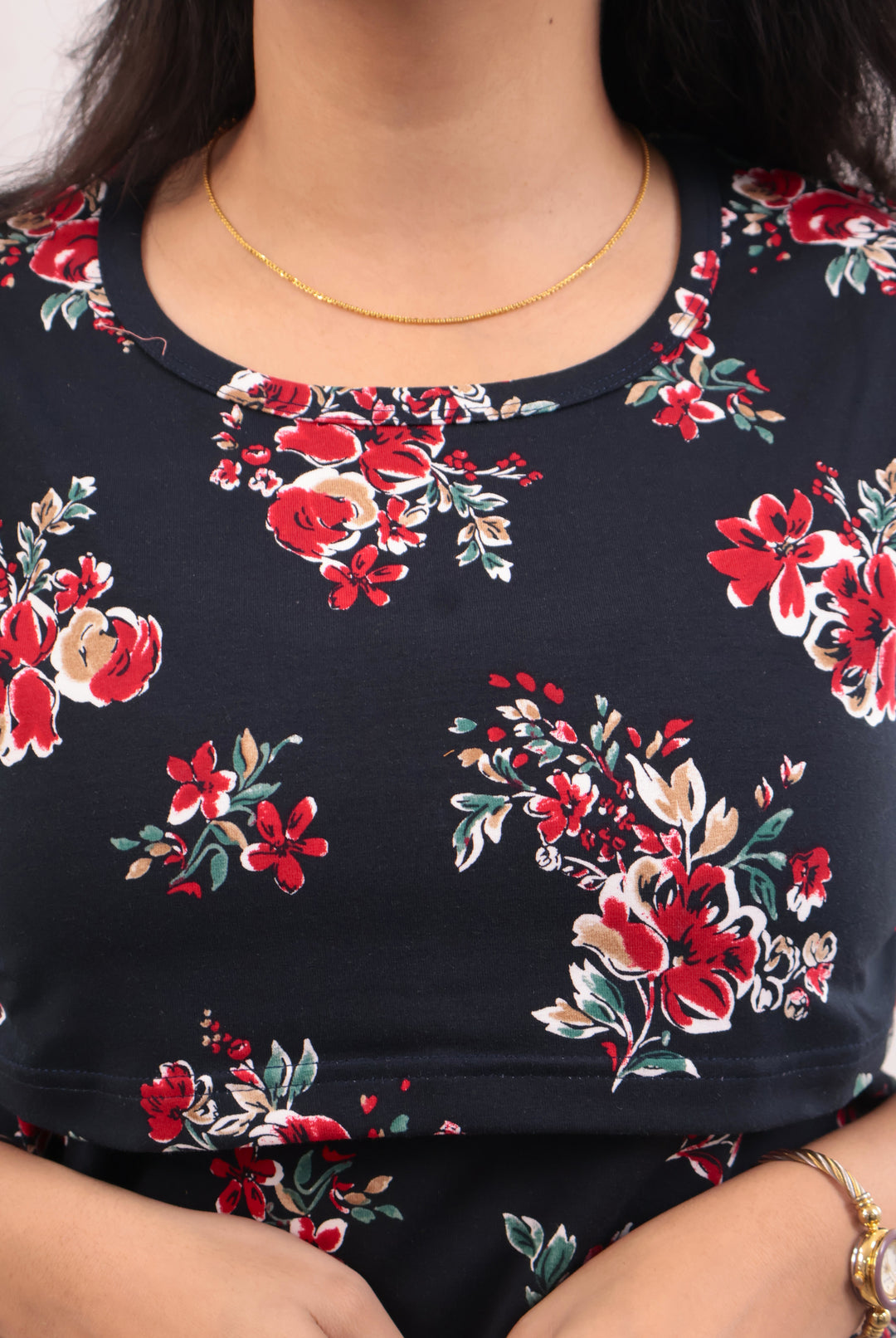 Leya SoftCotton Maternity Top Pant Set