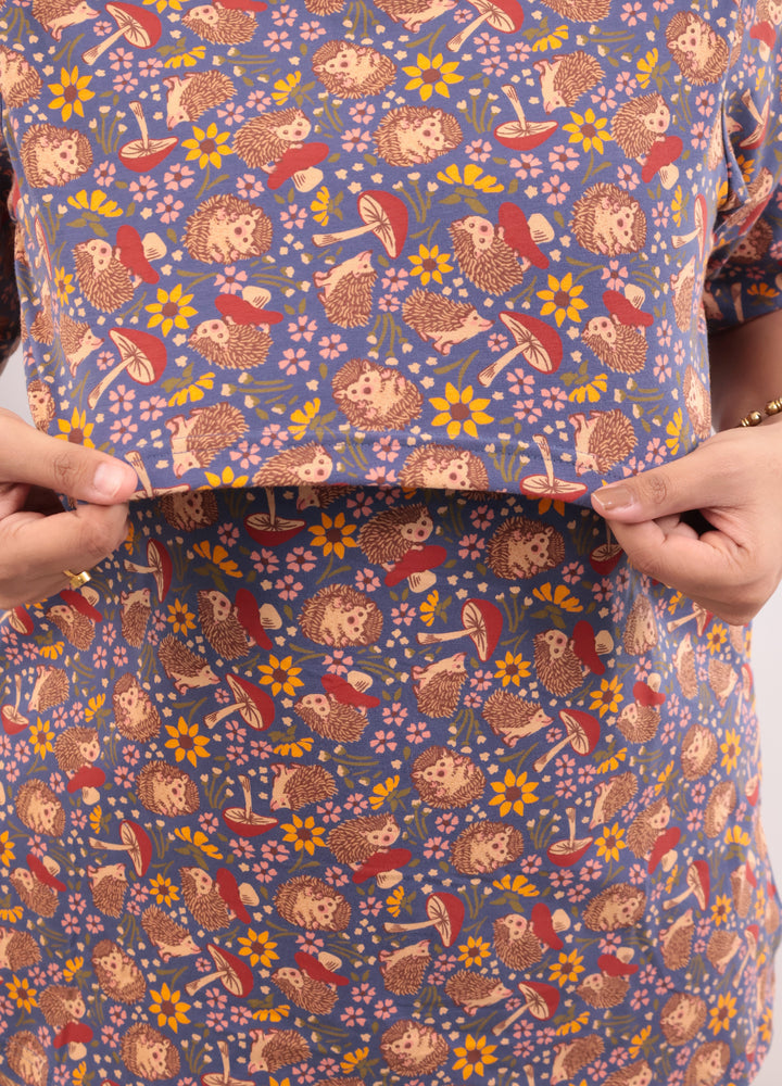 Irena SoftCotton Maternity Top Pant Set