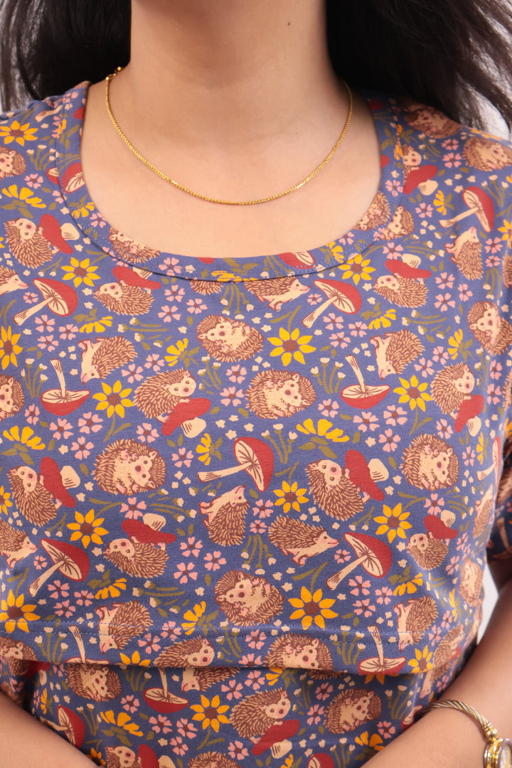 Irena SoftCotton Maternity Top Pant Set