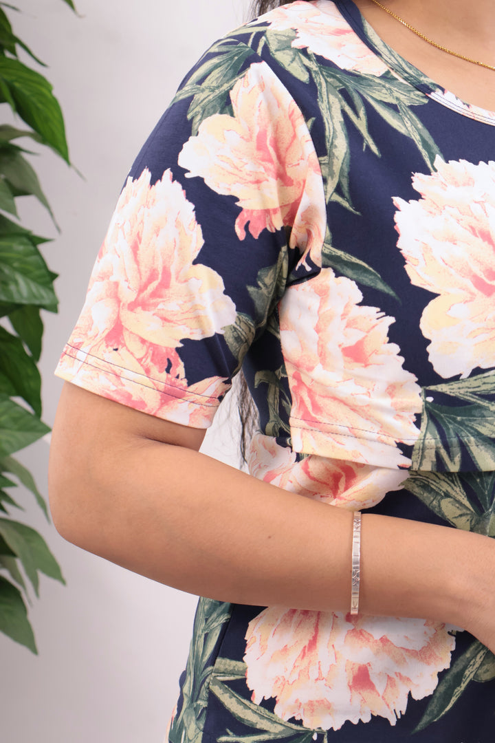 Siya1 SoftCotton Maternity Top Pant Set