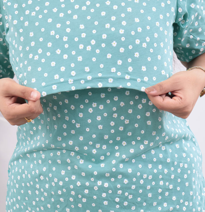 Zariyae SoftCotton Maternity Top Pant Set