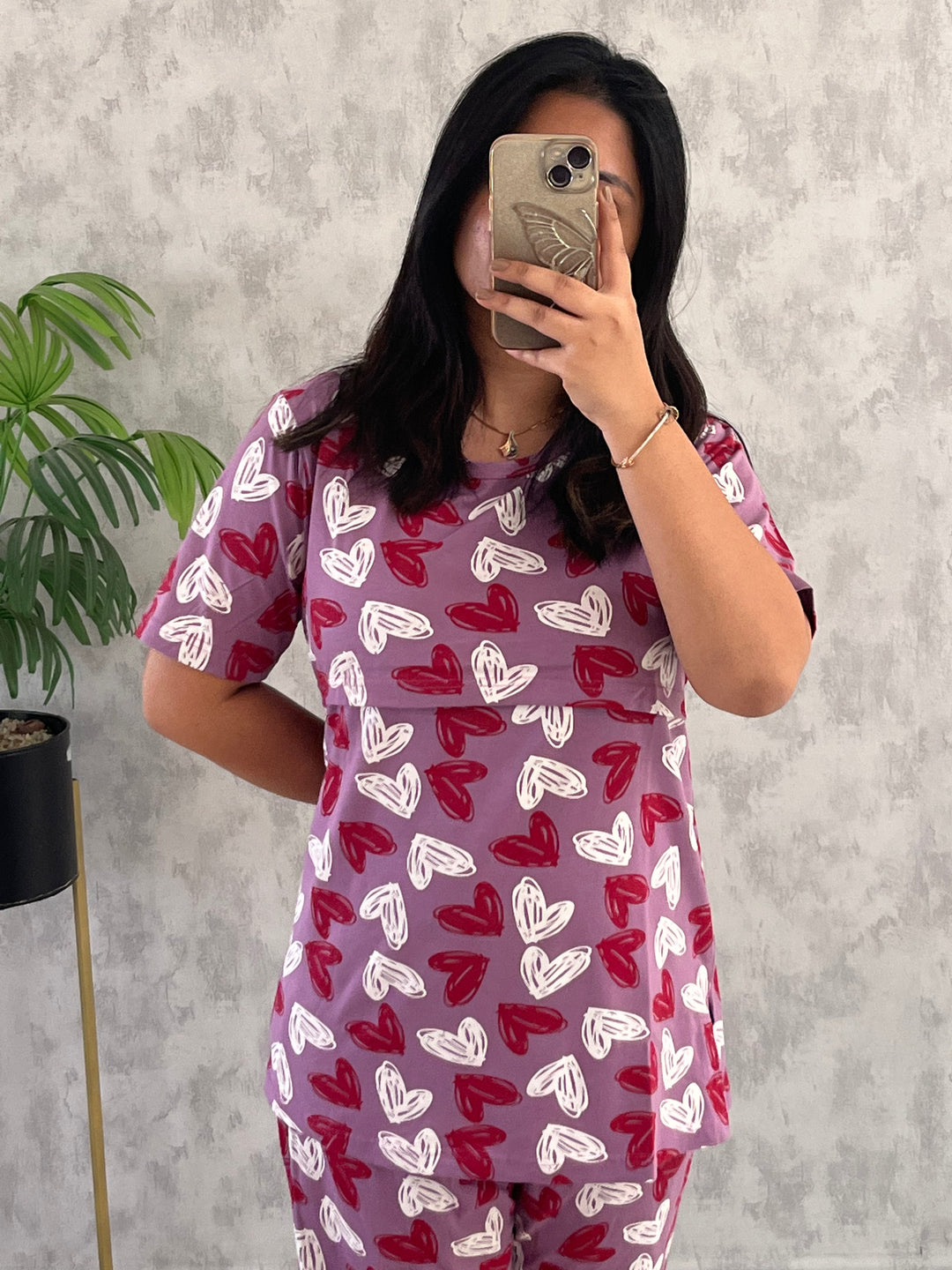 Amudha SoftCotton Maternity Top Pant Set