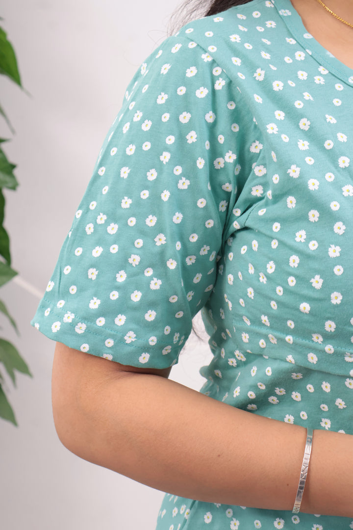 Zariyae SoftCotton Maternity Top Pant Set