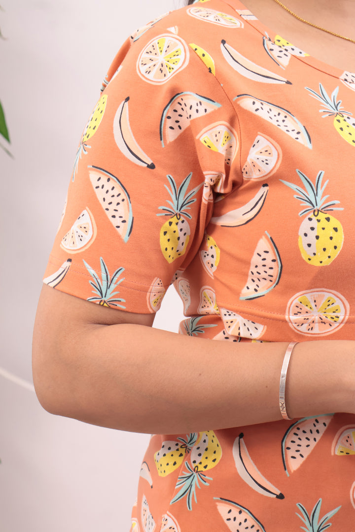 Kaya1 SoftCotton Maternity Top Pant Set