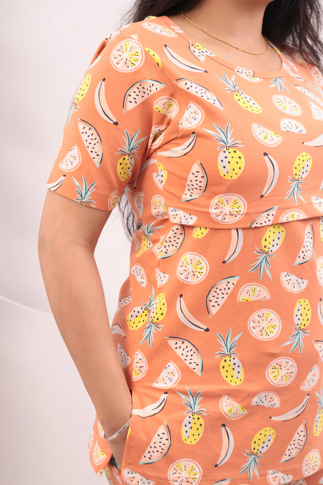 Kaya1 SoftCotton Maternity Top Pant Set