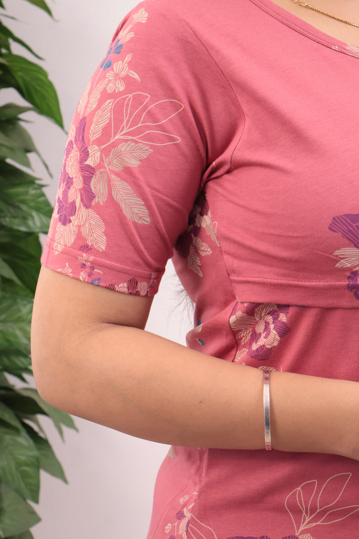 Veda SoftCotton Maternity Top Pant Set