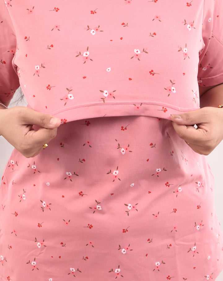 Noor  SoftCotton Maternity Top Pant Set