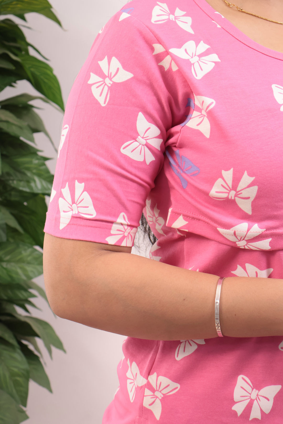 Yuvina SoftCotton Maternity Top Pant Set