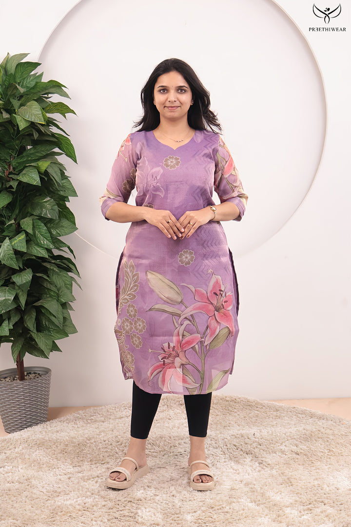 Coral  Kurthi (Non-maternity)