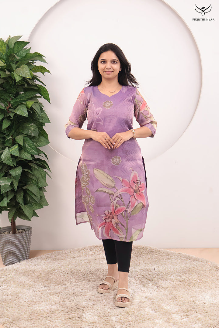 Coral  Kurthi (Non-maternity)