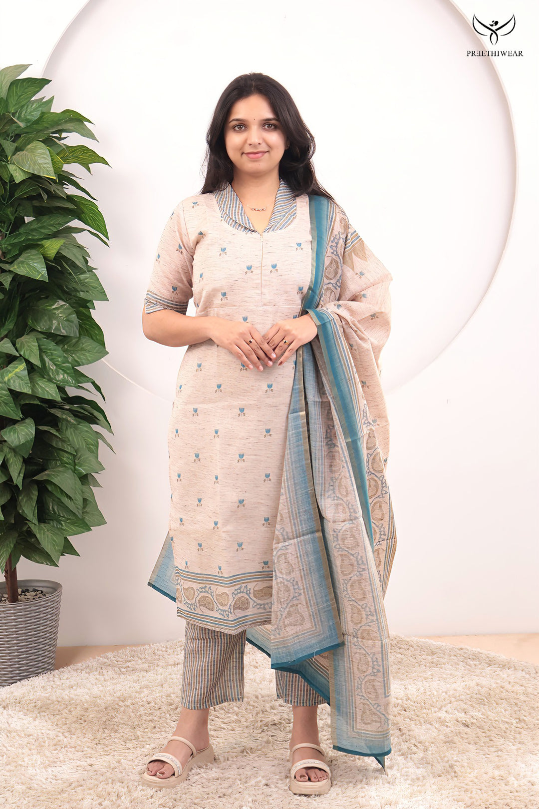 Nila1 Maternity Dress with center Zip