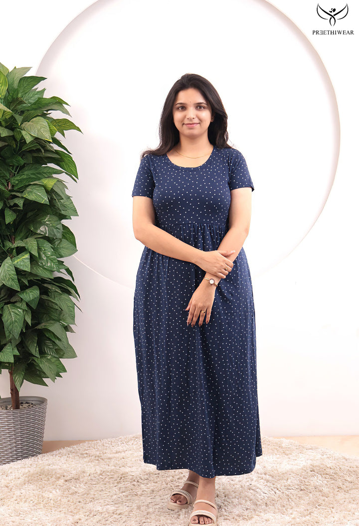 Siyana SoftCotton Full Length  Maxi Loungewear