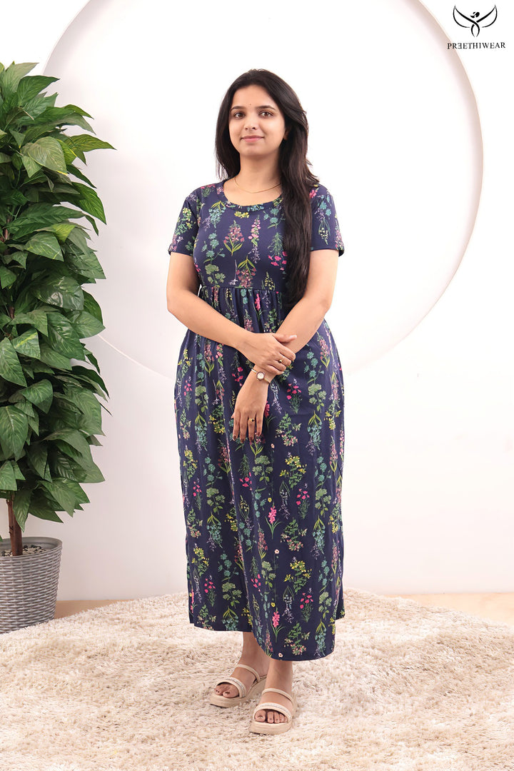 Ivara SoftCotton Full Length  Maxi Loungewear