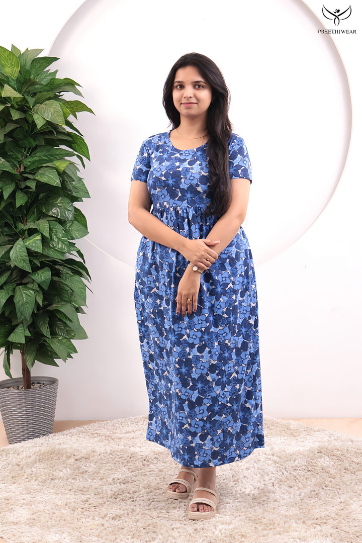 Trisha1  SoftCotton Full Length  Maxi Loungewear