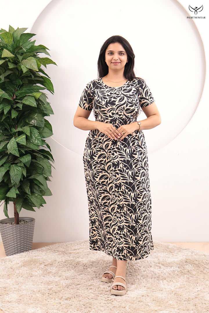 Avira SoftCotton Full Length  Maxi Loungewear