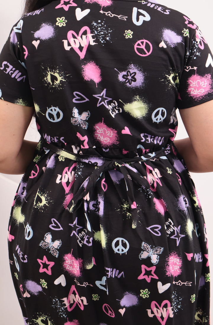 Zarela SoftCotton Full Length  Maxi Loungewear