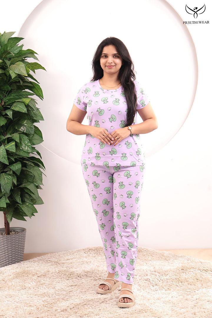 Saavi  SoftCotton Lounge Wear Full Pant