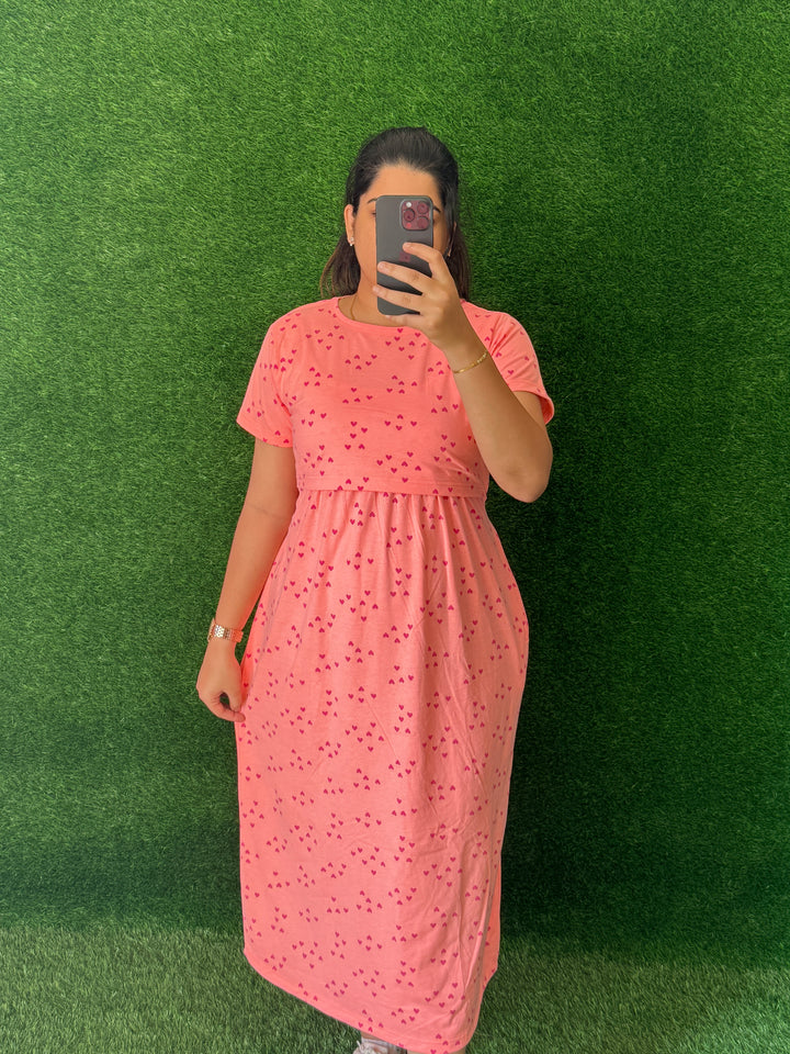 Aradhana SoftCotton Full Length Maternity Loungewear.