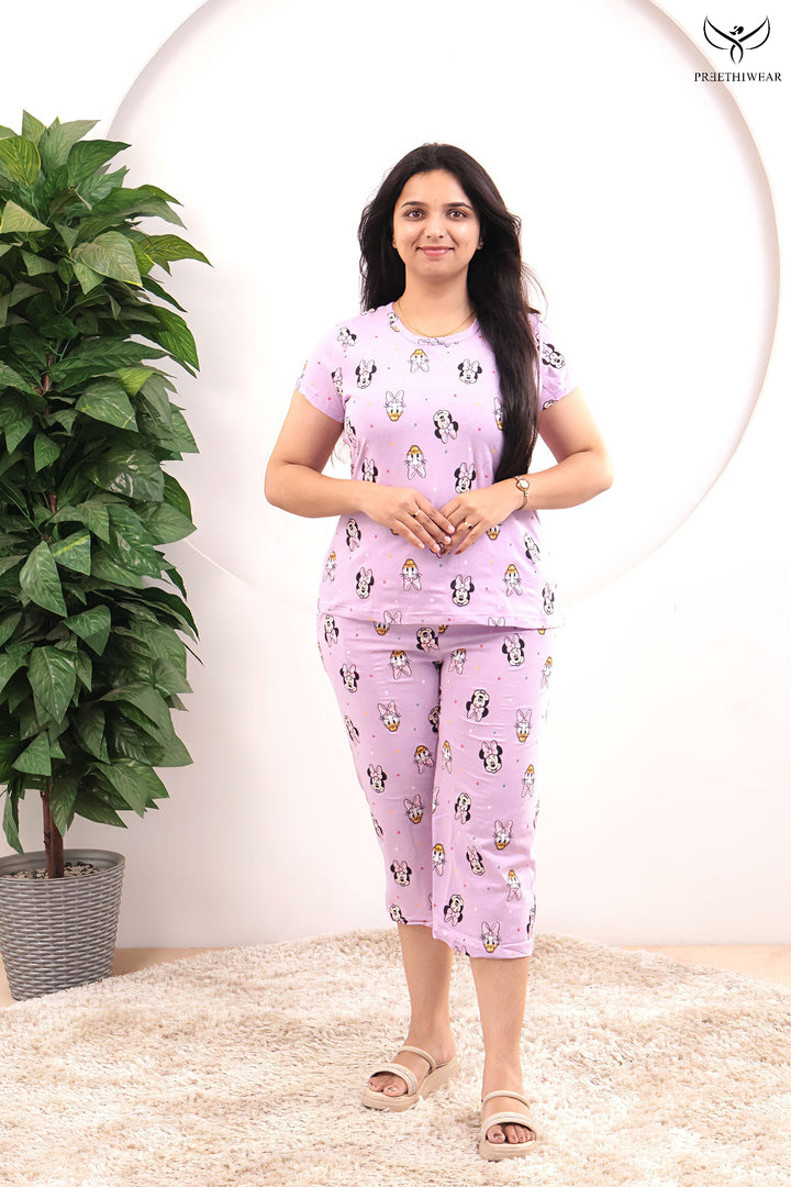 Inia SoftCotton Lounge Wear 3/4 Pant