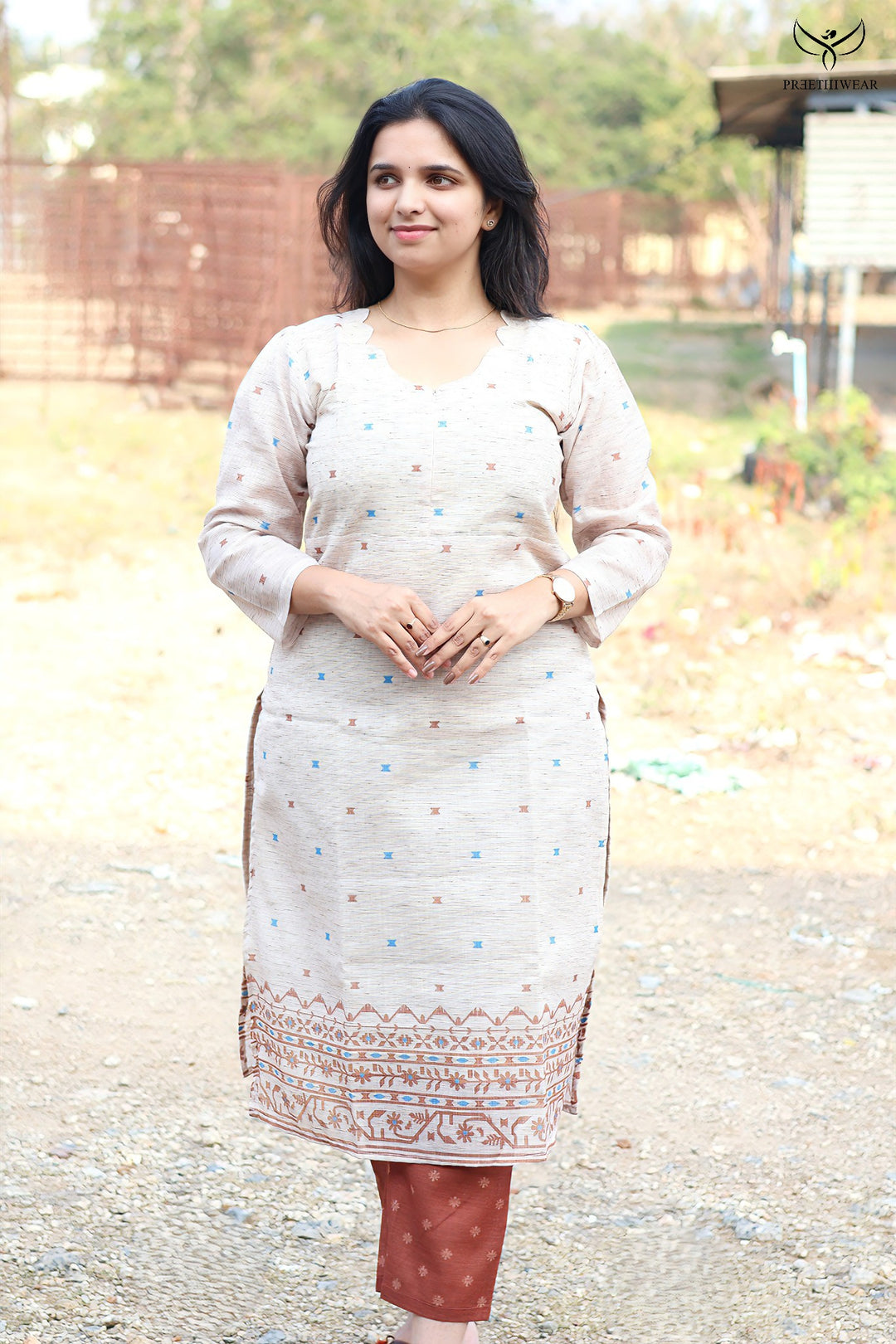 Vienna Maternity Dress with center Zip