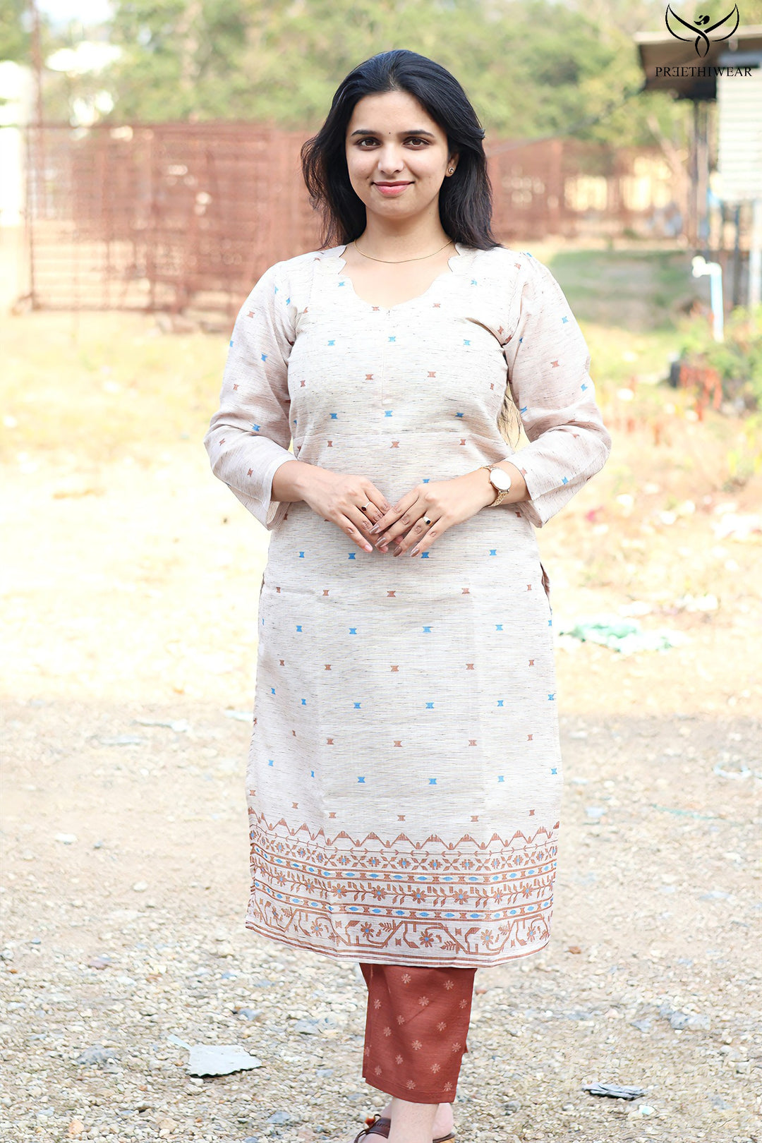 Vienna Maternity Dress with center Zip