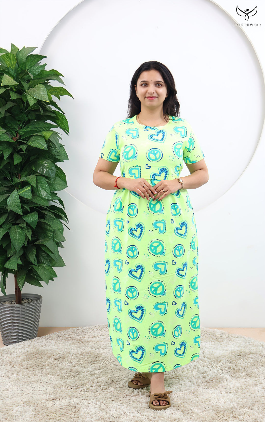 Zeni SoftCotton Full Length Maternity Loungewear