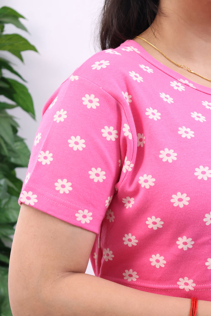 Yami1  SoftCotton Calf Length Maternity Loungewear
