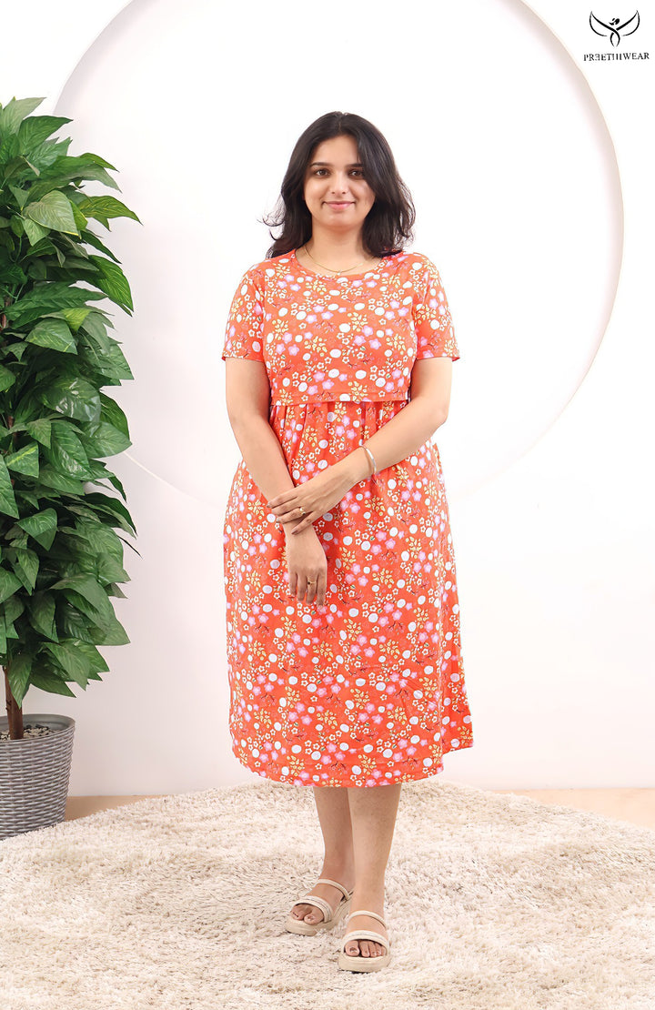 Liva SoftCotton Calf Length Maternity Loungewear