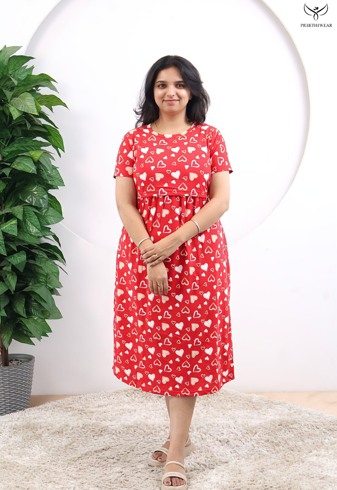 Auri SoftCotton Calf Length Maternity Loungewear