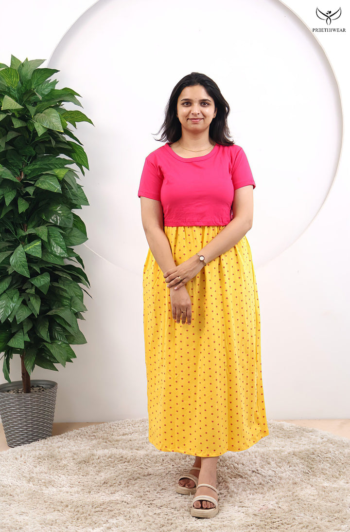 Louisa SoftCotton Full Length Maternity Loungewear