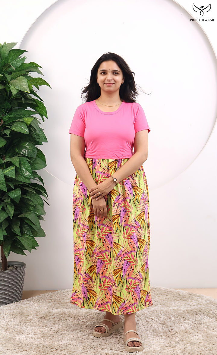 Kanza SoftCotton Full Length Maternity Loungewear