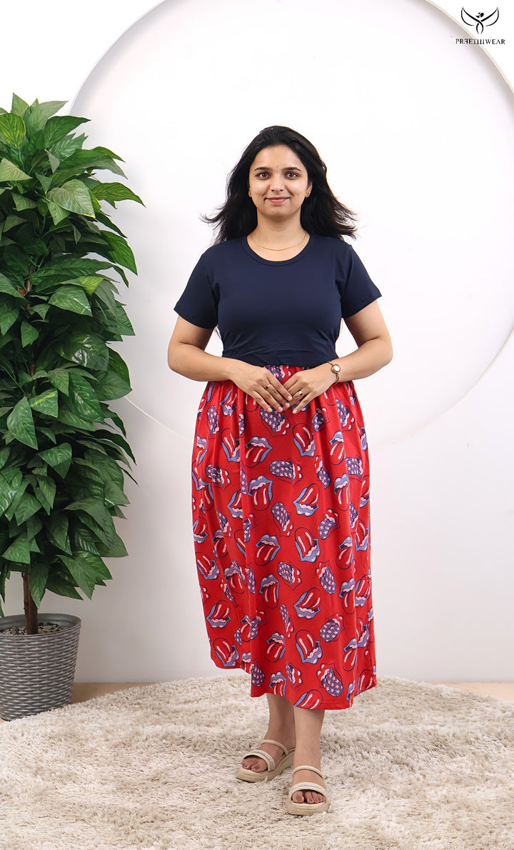 Uzara SoftCotton Full Length Maternity Loungewear