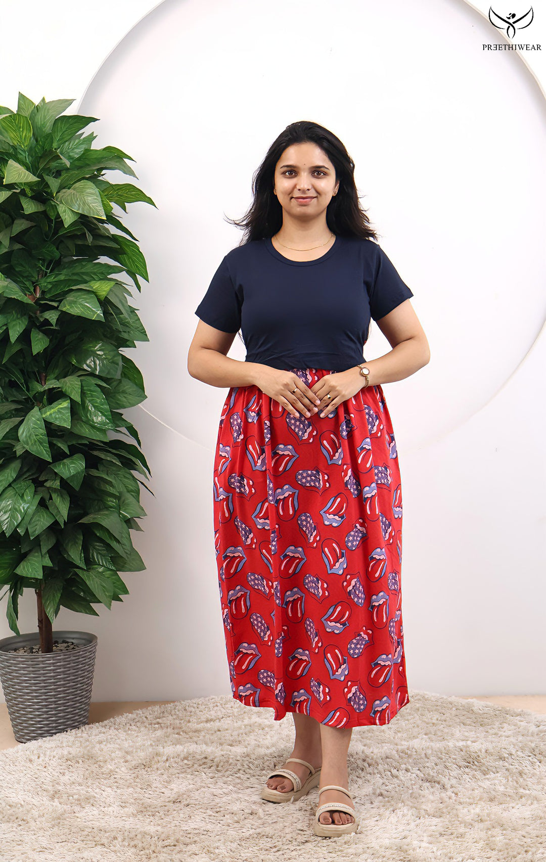 Uzara SoftCotton Full Length Maternity Loungewear